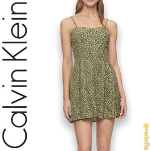 Calvin Klein Mini Skater Dress Sleeveless NWT L